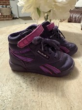 Reebok Classic Hi Top Toddler Kids Purple Athletic Sneaker 4.5