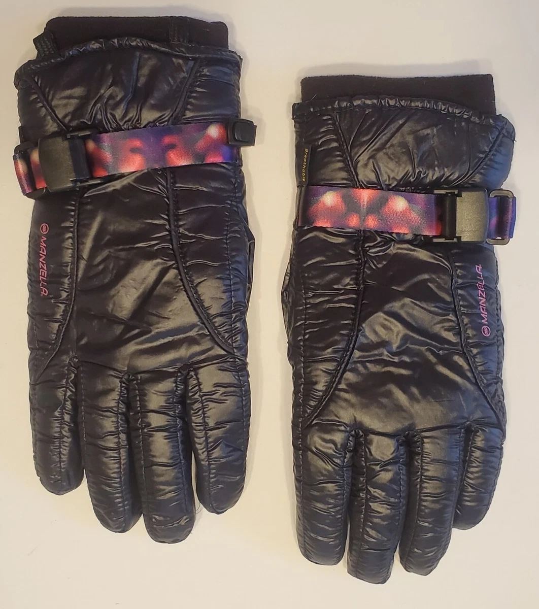 Gants Manzella Traveler Alpha – Femme, M, Gris/noir, Isolés Et Légers
