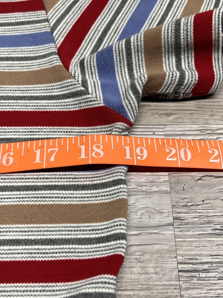 Camiseta Vintage Bobbie Brooks Rayas Grunge Lite Midriff Cuadrada Manga Corta Años 90 Foto 4 de 4