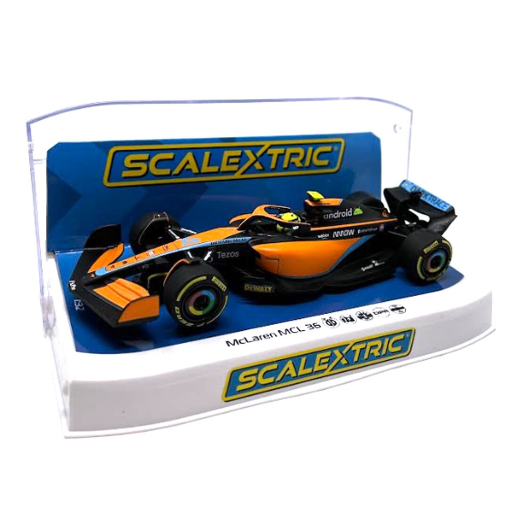 Scalextric C4424 1/32 McLaren MCL36 2022 Emilia Romagna GP Slot Car