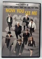 Now You See Me DVD Jesse Eisenberg Mark Ruffalo Morgan Freeman Isla Fisher 2013