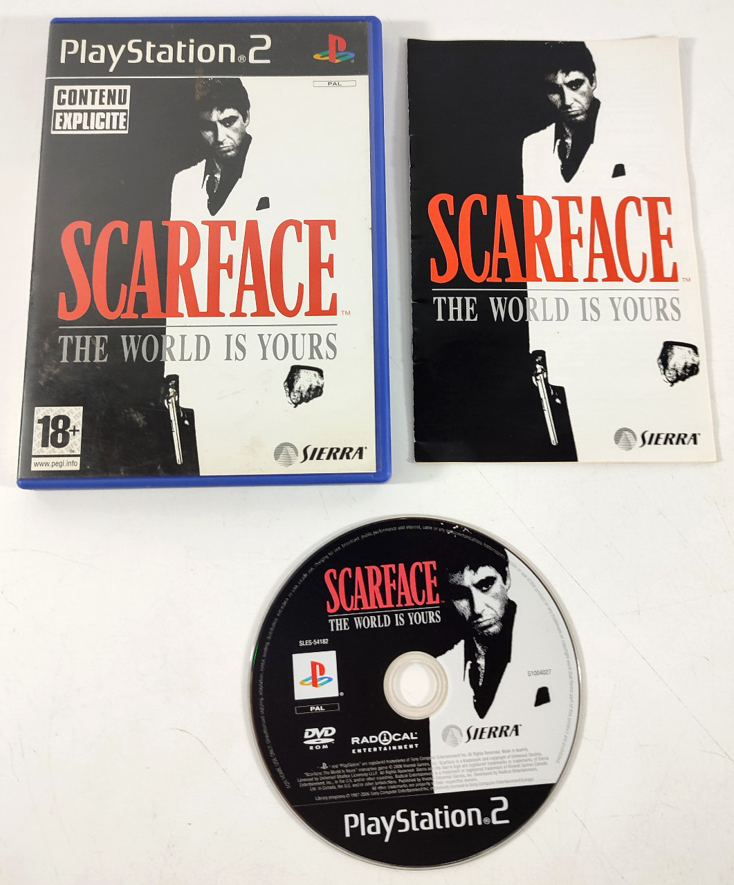 Jeu Playstation 2 PS2 VF  Scarface  avec notice  Envoi rapide et suivi