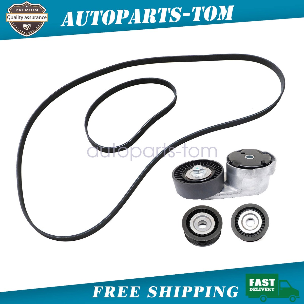 Maserati 278950 278940 Replacement Kit Drive Belt Tensioner & Idler ...