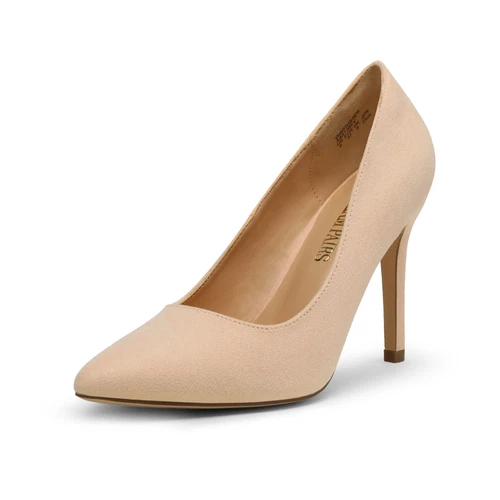 US Damen-Slipper Stilettos hoher Absatz spitz zulaufend Hochzeit Party elegante Pumps Schuhe - Bild 11 von 13