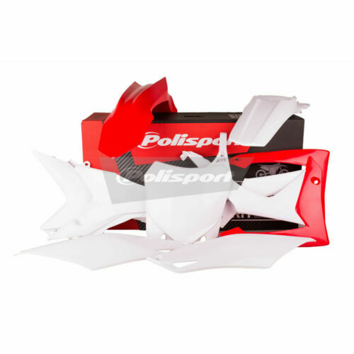 Paraspruzzi Ammortizzatore Posteriore Polisport Per Honda CRF | Replica OEM In Plastica Lucida Resistente, Colore Rosso