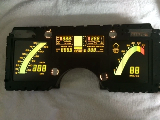 Corvette C4 digital dash instrument cluster Rebuilt 84 85 86 87 88 89 speedo - Image 4 of 4