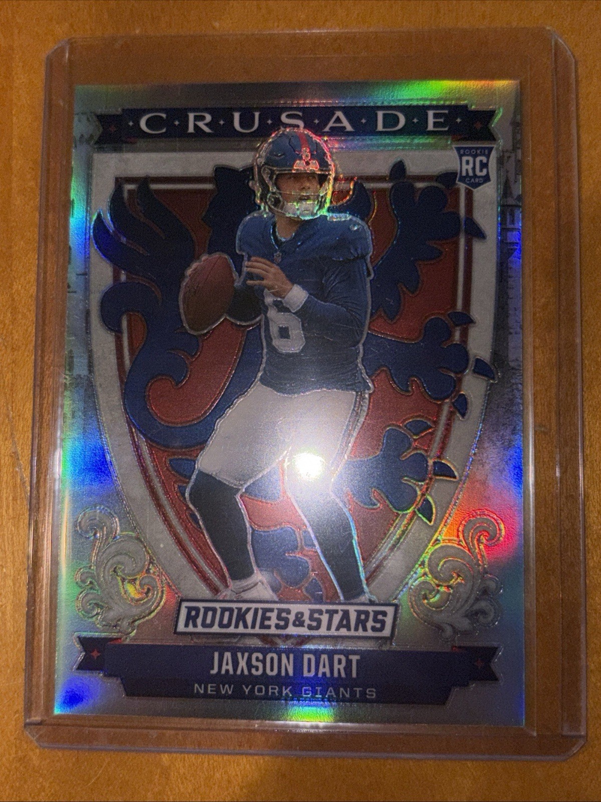 2025 Panini Rookies & Stars- Jaxson Dart CRUSADE #11 RC Silver Prizm