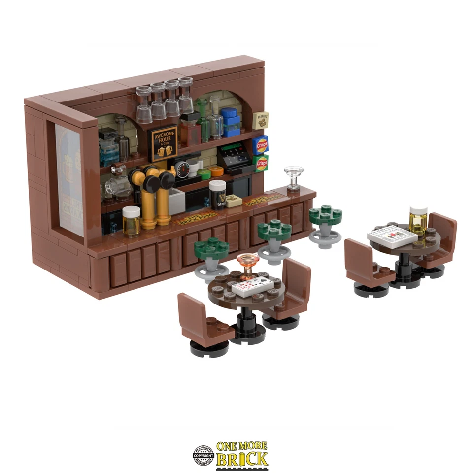 Pub / Bar | Kit Made With Real LEGO - Image 3 of 4