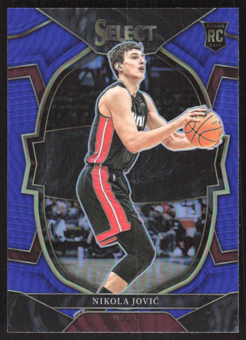 7838I 2022-23 Panini Select #91 Nikola Jovic Blue Prizms