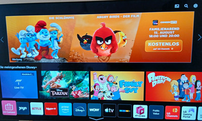 LG OLED55BX9LB 55 Zoll OLED 4K Smart TV Schwarz HDMI USB Ethernet