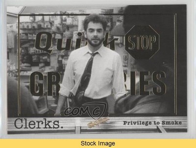 2017 Upper Deck Skybox Clerks Quick Stop Gold Privilege to Smoke #8 READ 0kp6