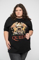 Queen T Shirt Classic Crest Band Logo Nue Offiziell Unisex Schwarz