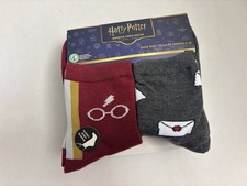 New  Harry Potter 10 Pairs Women's Shortie Crew Length Socks Shoe Size 4-10