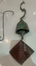 vintage Paolo Soleri cast bronze wind chimes