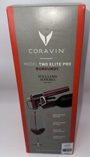 NUOVO! Sistema di conservazione del vino Coravin Model Two ELITE PRO BURGUNDY 112204. NO TAPPI