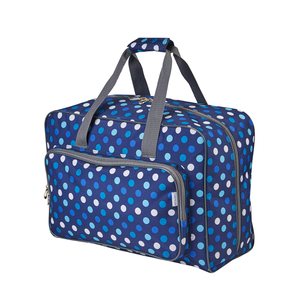 Sewing Machine Bag Navy Dot 33 x 45.7 x 20.32 cm - Sew Stylish PT660-NAVY-POLKA