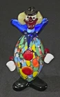 Vintage Murano Art Glass 7" Colorful Clown EUC