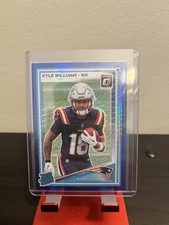 2025 Panini Donruss Optic  Rated Rookie Kyle Williams #245 Blue Hyper Prizm (RC)