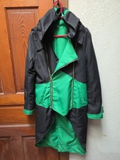 Chaqueta Abrigo Trasero Assassin's Creed 3 Connor Kenway Verde Negro Unisex Juegos con disfraces L