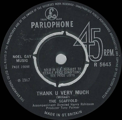 Scaffold - Thank U Very Much (VINYL)