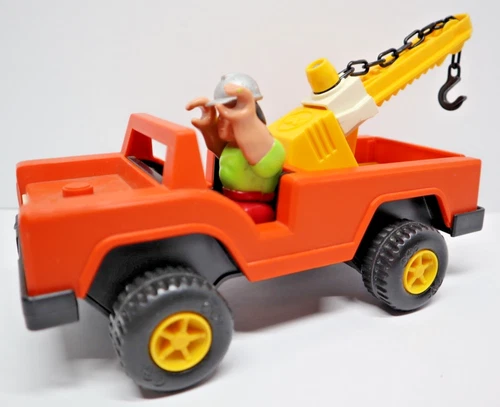 Vintage 1978 Fisher Price #316 Husky Helper Adventure Tow Truck Great condition
