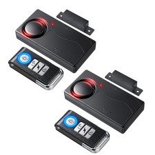 Door Alarm When Door Opens, Wireless 110dB Anti-Theft with Remote, Door Bells...
