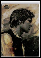 2024 Topps Chrome Star Wars Galaxy 84 Han Solo Refractor