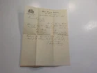 Civil War Letter 1865 1st Michigan Infantry War Claims Office Signature Paper
