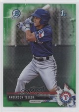 2017 Bowman Chrome Prospects Green Refractor 16/99 Anderson Tejeda #BCP247 12dm