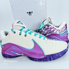 Nike Lebron 22 US 13 Men's White Purple Frozen Grapes Basketball HV8454 001 New