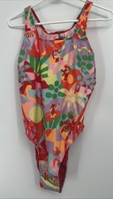 NWT ADIDAS x FARM RIO Multicolor One Piece Swimsuit Plus Size 18 Open Back