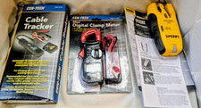 CenTech 94181 RJ11 Cable Tracker-CENTECH digital clamp meter-SPERRY wire tracker
