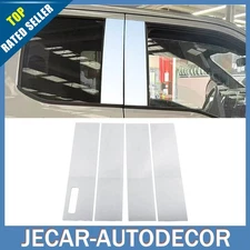 Chrome Door Window Pillar Post Cover Trim For Ford F150/F250/F350/F450 2021 22+