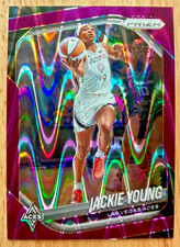 2025 Panini Prizm WNBA - Jackie Young #23 Purple Seismic Prizm /175
