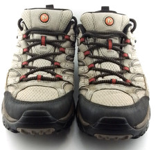 Merrell Mens Moab 2 Taupe Suede Ankle Hiking Boots Shoes Size 7.5