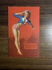 Vintage 1945 Mutoscope Pin Up Card Zoe Mozert Dont Try Any Pincer Movements WWII — photo 1