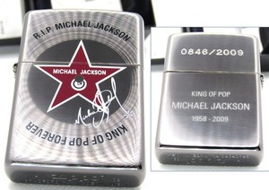 Michael Jackson Zippo ライター 2009年製 絶版/ヴィンテージ Zippo ジッポー 中古 2009年製造マイケルジャクソン