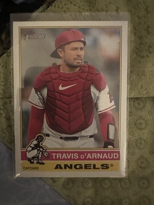 2025 Topps Heritage Error Card Wrong Back Travis D'arnaud Gavin stone SP