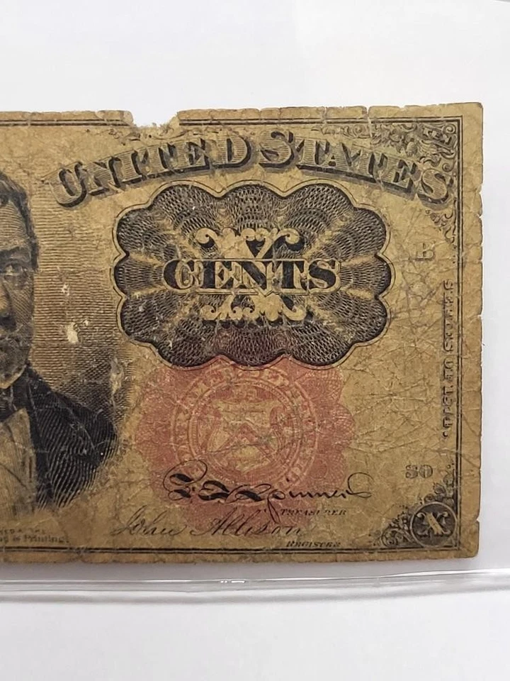 Ten Cent FRACTIONAL Currency Note CHEAP !!  New Holder - Image 4 of 4