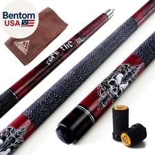 58 Inch 19/20/21 Oz 1/2 Maple Pool Cue Stick Kit-Rockin Series