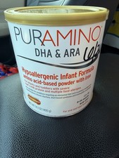 4 Cans PurAmino Hypoallergenic Infant Formula 4 Pack Of 14.1oz Cans EXP 06/2026