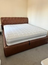 Super King Ottoman Bed and Anti Allergies Mattress with Storage