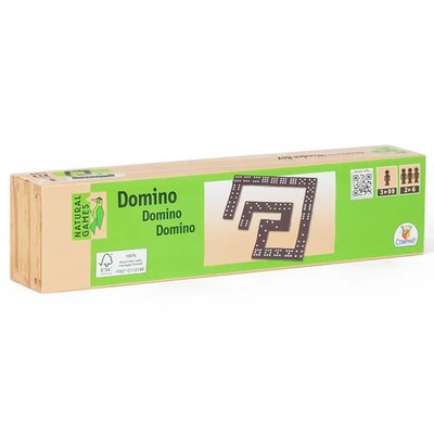 Natural Games Domino in Holzbox 55 Steine