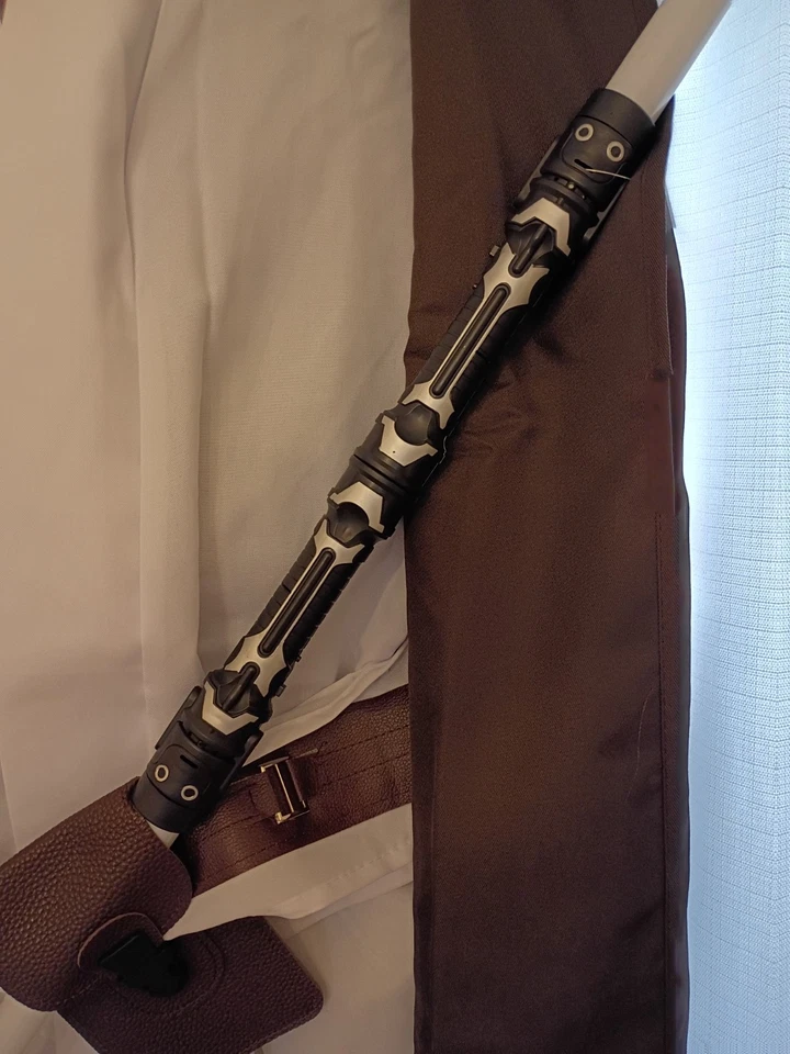 Star Wars Caballero Jedi Obi-Wan Disfraz Disfraz Uniforme Adulto Conjunto Halloween Lo último Foto 4 de 4