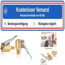 Yeepeo 2pcs Car Valve Lever Plug 8mm Air Chuck Tire Inflator Adapter