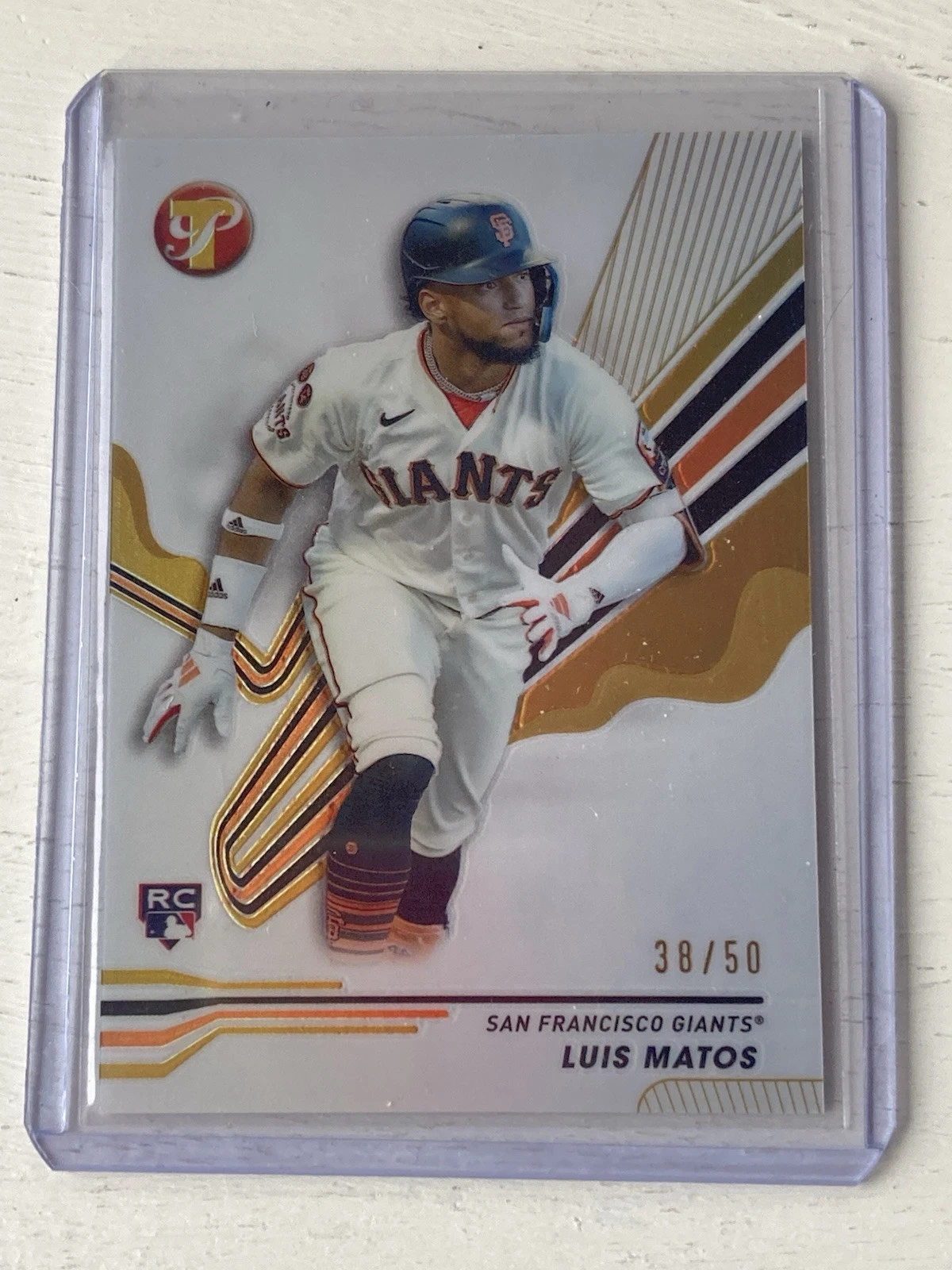 2024 Topps Pristine Gold Refractor /50 Luis Matos #198 Rookie RC