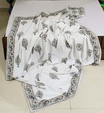 Handmade Cotton Quilt, King Queen Twin Size Blanket Throw Bedding