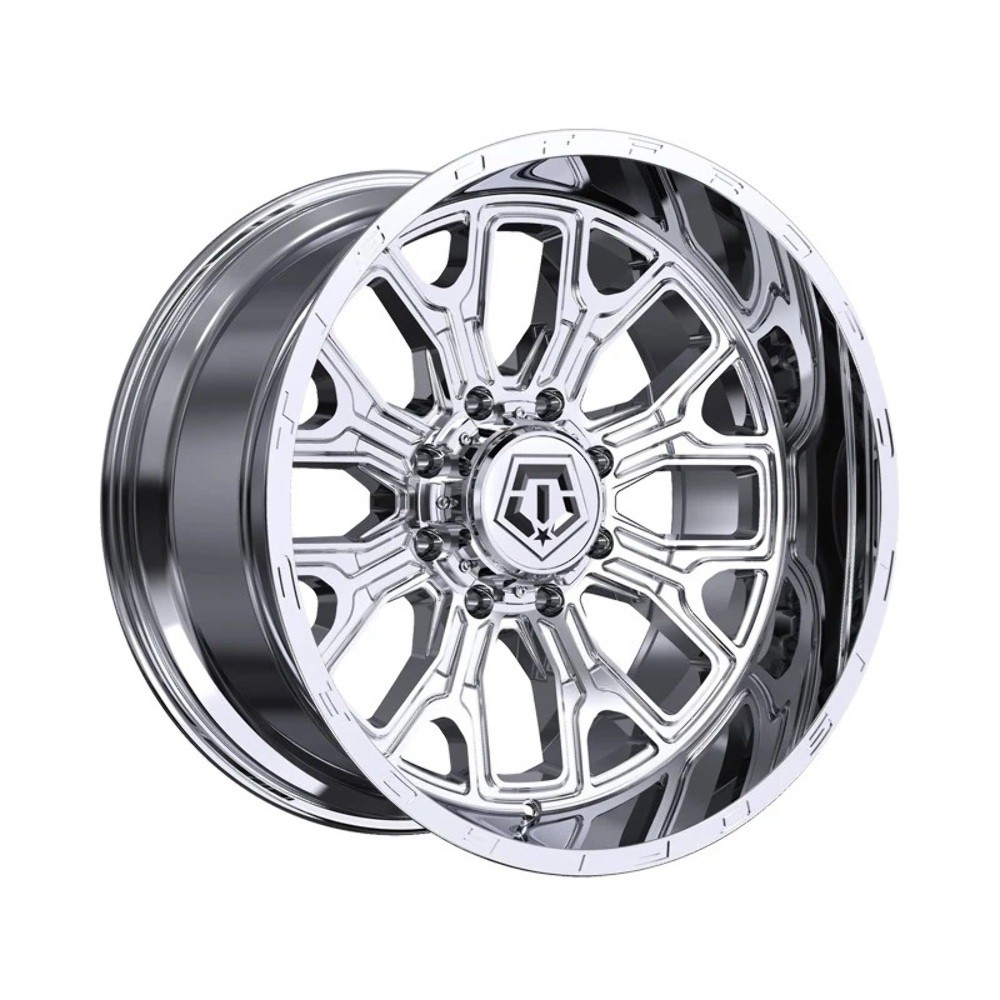 20 Tis 560c Chrome Plated Wheel 20x10 8x180 25mm Offroad For Chevy 