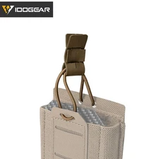 IDOGEAR Tactical Mag Pouch Handle Laser Cut Hypalon 3pcs/set Hunting Accessories