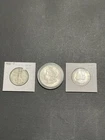 1900 P Morgan Silver Dollar $1 Choice BU Very Nice Coins , And Two Half Dollars.